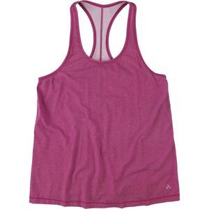 SOLFIRE Womens Jessica Heathered Racerback Tank Top, Pink, NWT